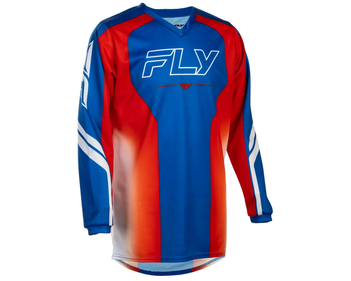 Fly Racing Youth F-16 Raze Jersey (Red/White/Blue) (Youth S)
